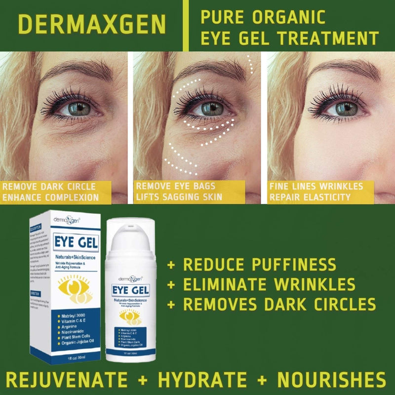 EYE GEL + Firming Eye Gel Treatment for Dark Circles, Puffy Eyes, Crow's Feet, Fine Lines & Under Eye Wrinkles - BeesActive Australia