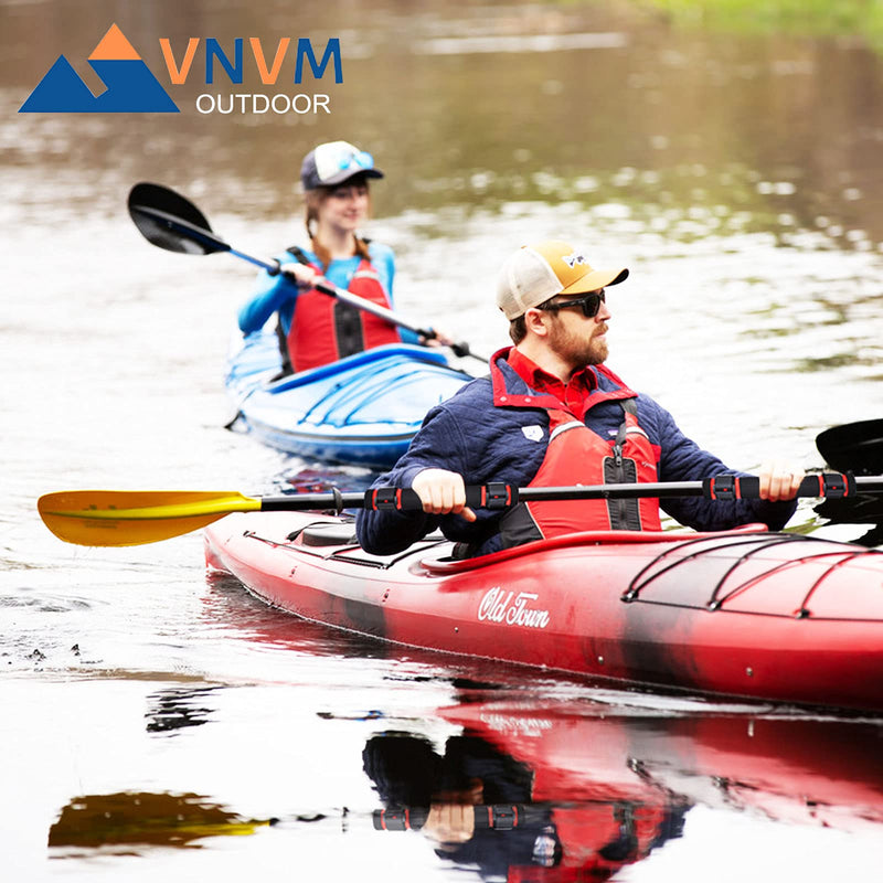VNVM Kayak Paddle Grips 2 Pcs Non-Slip Paddle Grip for Take-Apart Kayak Paddle Shaft Kayaking Accessories Black - BeesActive Australia