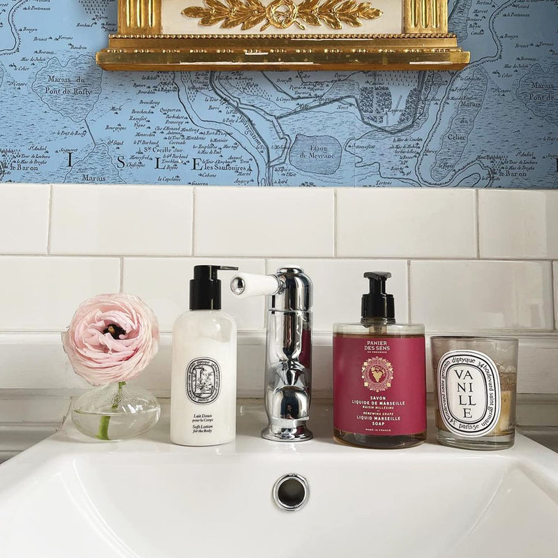 Panier des Sens - Marseille Liquid Hand Soap - Grape Hand Wash - Moisturizing Soap with Coconut Oil - Bathroom & Kitchen Refillable Soap - 97% Natural Ingredients Made in France - 16.9 Fl.oz - BeesActive Australia