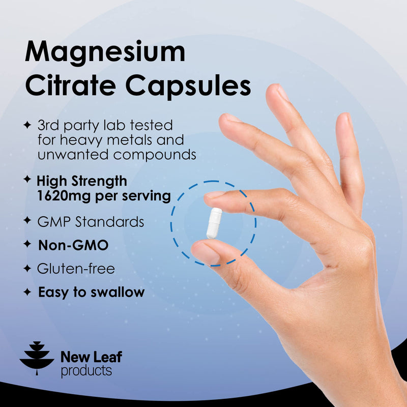 Magnesium Supplements 1620mg - Super Strength - Magnesium Citrate Capsules - (500mg Elemental Vegan Magnesium) Not Magnesium Tablets High Absorption, Bones Muscle & Sleep Support - Made in The UK - BeesActive Australia