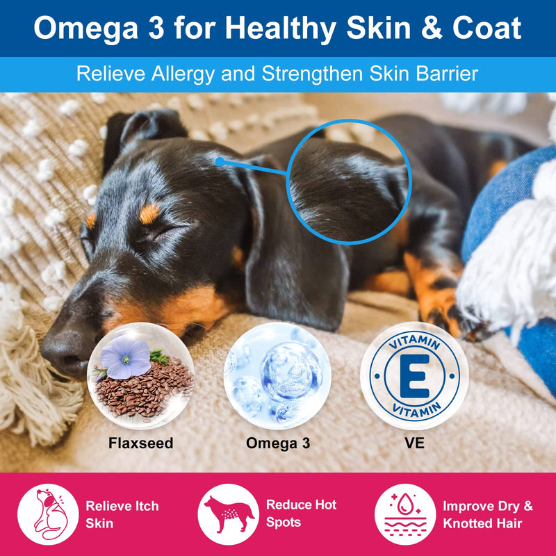 Dog Vitamins, Probiotics for Dogs Powder, Glucosamine & Chondroitin & MSM, with Prebiotics and Digestive Enzymes, Omega 3, Digestive & Gut Health, Joint & Immune & Heart Support, Dog Allergy Relief Chicken - BeesActive Australia