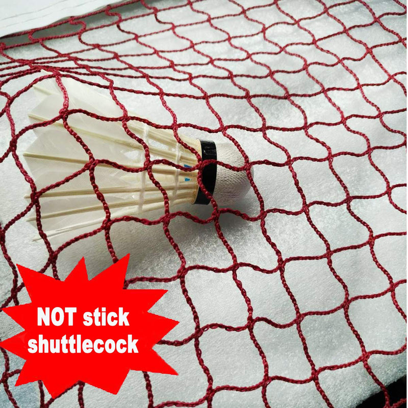DOURR Badminton Net, Outdoor Indoor Sports Classic Badminton Replacement Net with Steel Cable Ropes for Backyard Beach Garden Schoolyard (20 FT x 2.5 FT) - BeesActive Australia