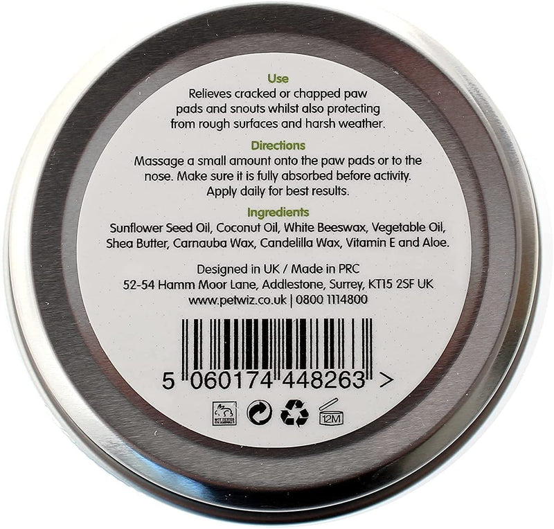 Paw & Nose Balm for Dogs & Cats - Organic & Natural Ingredients - Organic Paw and Nose Balm for Dogs and Cats - Coconut Oil, Shea Butter, Vitamin E & Aloe - BeesActive Australia