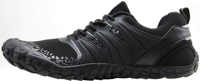 Oranginer Men's Barefoot Shoes - Big Toe Box - Minimalist Cross Training Shoes for Men 11 Black-1 - BeesActive Australia