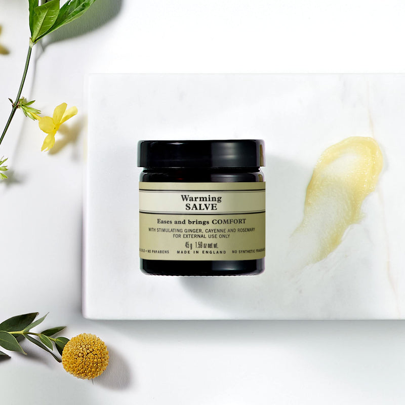 Neal's Yard Remedies | Warming Salve With Essential Oils and Organic Comforting Ointment with Ginger & Rosemary Oil Extracts | 45g - BeesActive Australia