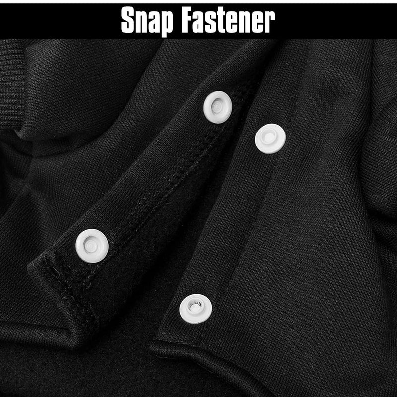 BINGPET Puppy Dog Sweatshirt Hoodies - Security Patterns Printed Black Warm Hoodie for Small to Medium Dogs - Pet Dog Sport Apparel with White Stripe Christmas Dog Pajamas - BeesActive Australia