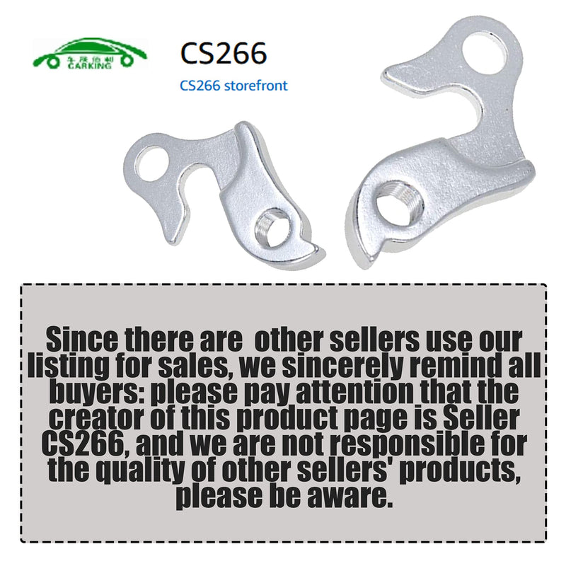 AUTUT 2 Pcs Universal Bicycle Bike Derailleur Hanger Frame Gear Tail Hook, Silver Tone - BeesActive Australia