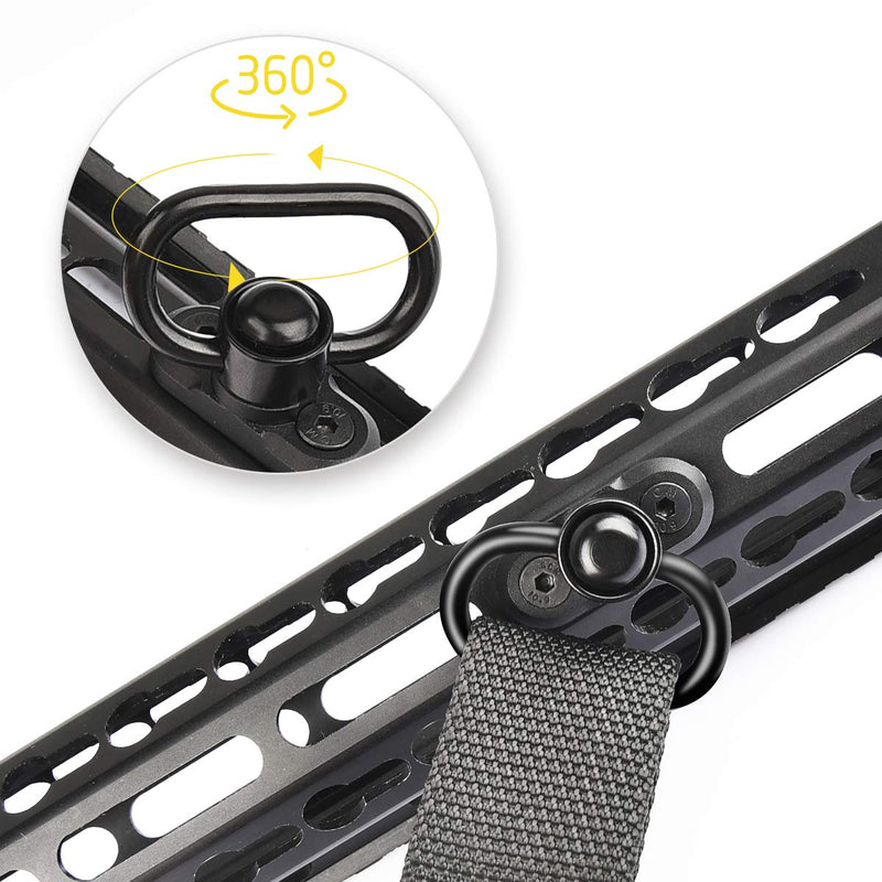 CVLIFE Sling Mount 1.25" Sling Swivel 2-Pack for Two Point Sling - BeesActive Australia