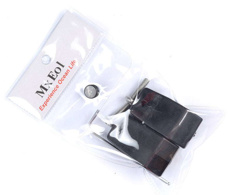 [AUSTRALIA] - Mxeol Bimini Top Fittings Jaw Slide Black Nylon Hardware Pair Black, 1 Inch 