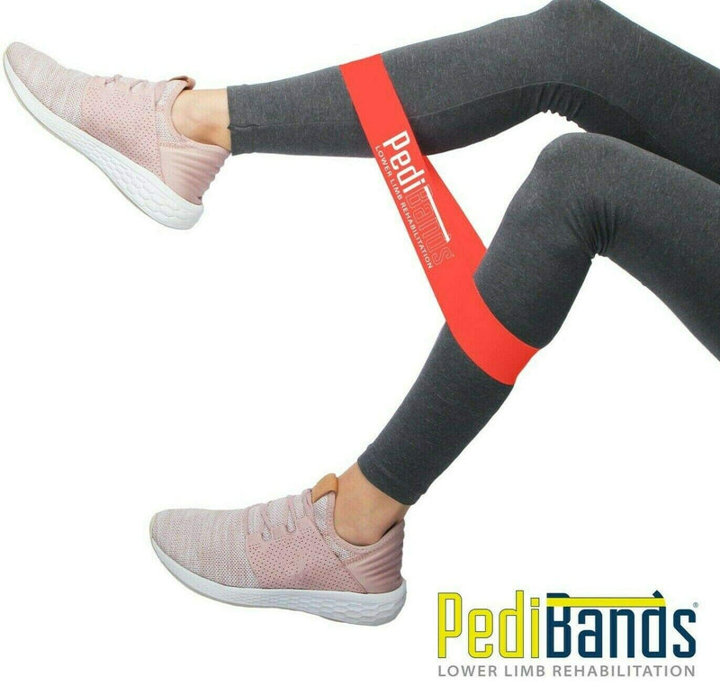 PediBands® - Resistance Therapy Band / Exercise Band for Strength & Conditioning / Lower Limb Rehabilitation Black - X Heavy / 25 - 30lbs - BeesActive Australia