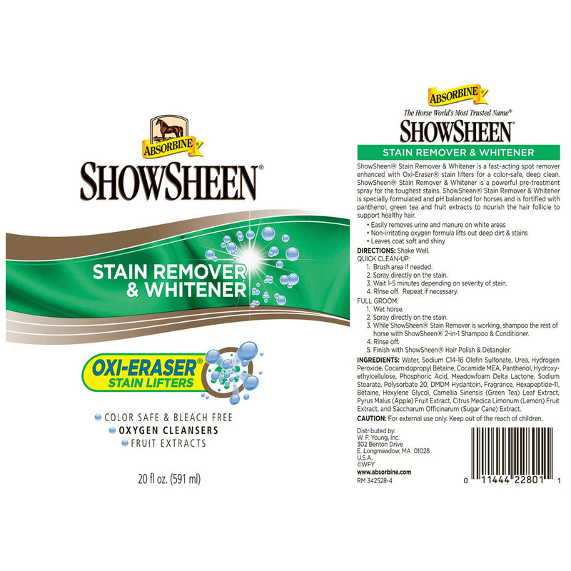 [AUSTRALIA] - Absorbine ShowSheen Stain Remover and Whitener, 20 Ounce 