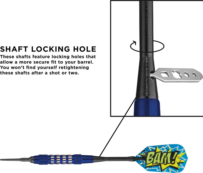 [AUSTRALIA] - Viper GLD Comix Soft Tip Darts 18 Gram Blue (BAM) 