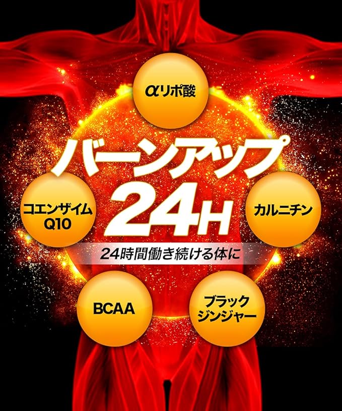 [FIRE BURST] L-Carnitine BCAA Supplement Tablet Carefully Selected Ingredients 30 Days Supply - BeesActive Australia