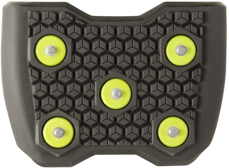 Korkers Ice Commuter Ice Cleats - Minimal and Lightweight - 11 Replaceable Steel Spikes - Black/Green Large-X-Large - BeesActive Australia