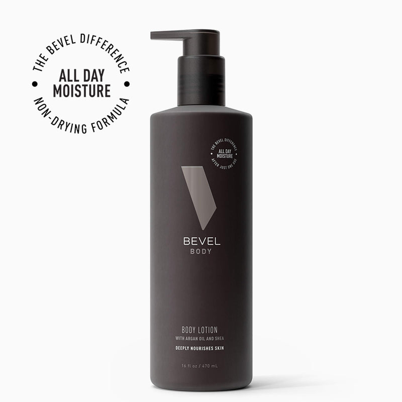 Bevel All Day Body Lotion for Men with Shea Butter/Argan Oil/Vitamin B3 and Vitamin E, 6 Oz (800401) - BeesActive Australia