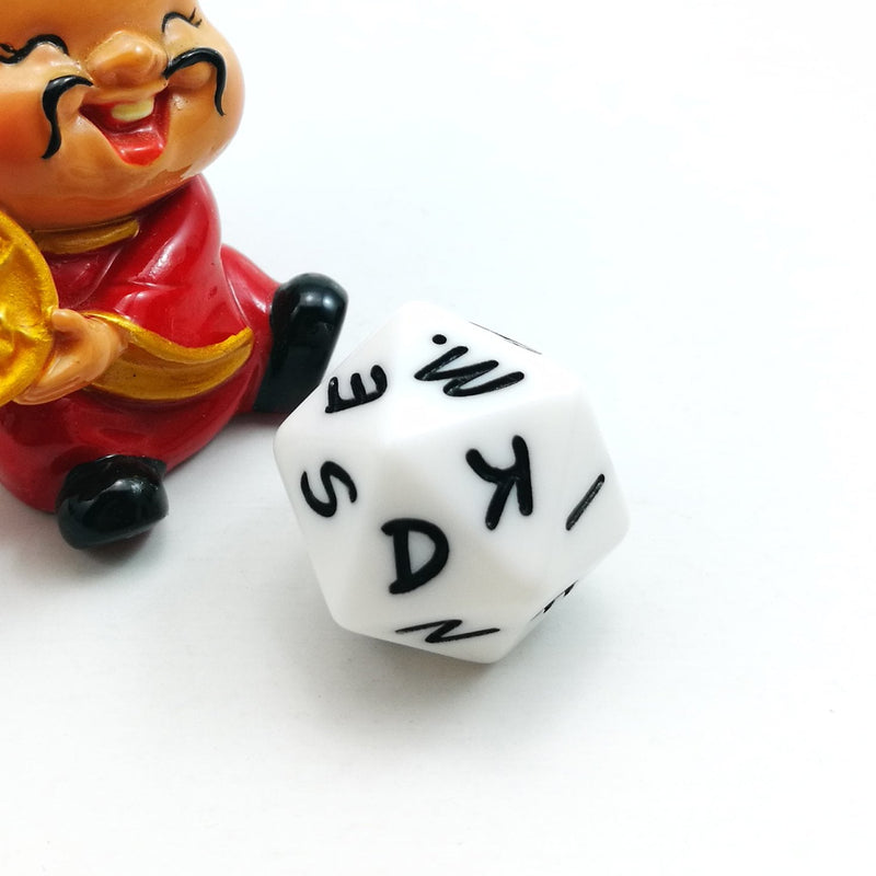 Bescon Alphabet Dice 20 Faces A-T Uppercase, 20 Sides Letter Dice, 3pcs per Set - BeesActive Australia