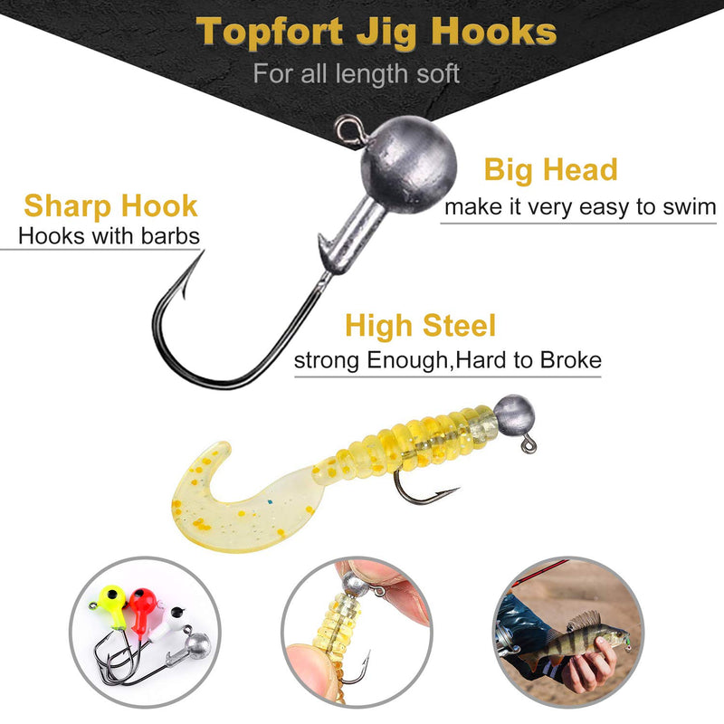 [AUSTRALIA] - TOPFORT 187/230pcs Fishing Accessories Kit, Including Jig Hooks, Bullet Bass Casting Sinker Weights, Fishing Swivels Snaps, Sinker Slides, Fishing Set with Tackle Box 187pcs Fishing Accessories Kit 