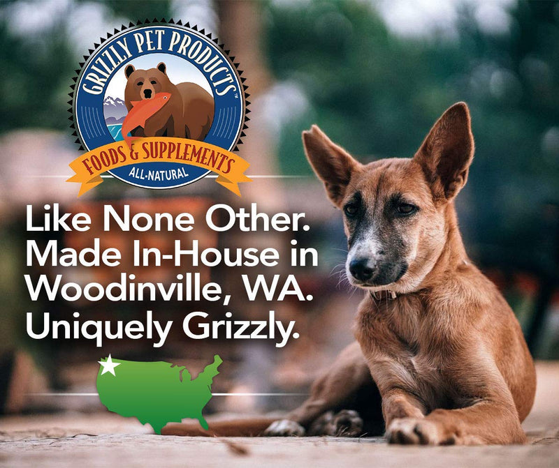Grizzly All-Natural Wild Caught Alaskan Salmon Oil Dog Food Supplement | Balanced Blend of Omega-3 Fatty Acids | Medical Grade Pump for Exact, No-Spill Dose 16 ounces Grizzly Salmon Oil for Dogs - BeesActive Australia