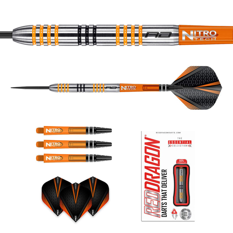 [AUSTRALIA] - RED DRAGON Amberjack 3: 22g Tungsten Darts Set with Flights and Stems 