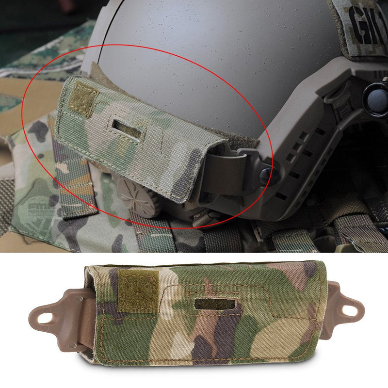 Tbest Tactical Helmet Accessories Helmet Balancing Weight Bag, Helmet Accessory Bag Rail Counter Weight Pouch for OPS/Fast/BJ/PJ/MH with Blocks Camouflage - BeesActive Australia