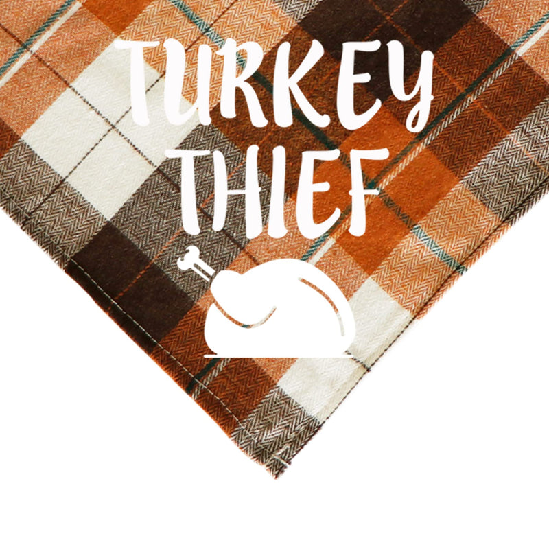 JOTFA 3 Pack Thanksgiving Day Dog Bandanas, Holiday Fall Plaid Dog Puppy Bandana Scarf Costume for Small Medium Large Dogs Pets Multiple Thanksgiving - BeesActive Australia