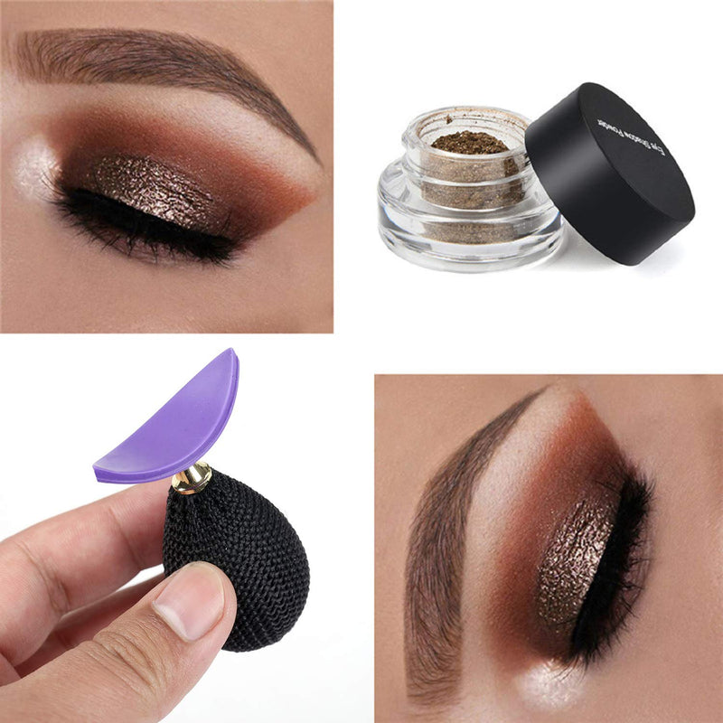 Healthy Care Lazy Eyeshadow Stamp Crease - Lazy Eyes Makeup Draw Tool make precise eyeshadow in seconds (Purple) Purple - BeesActive Australia