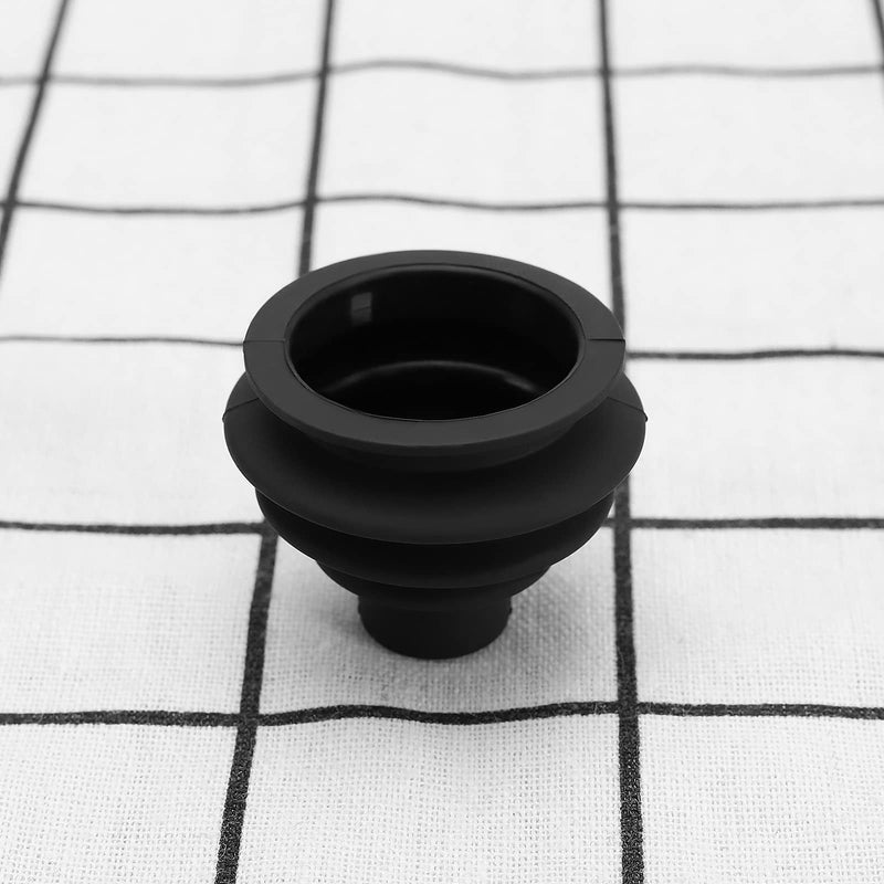 2Pcs Joystick Knob Joystick Gaiter Rubber Joystick Controller Knob Dust Cover Set Accessories for Electric Wheelchairs Black - BeesActive Australia