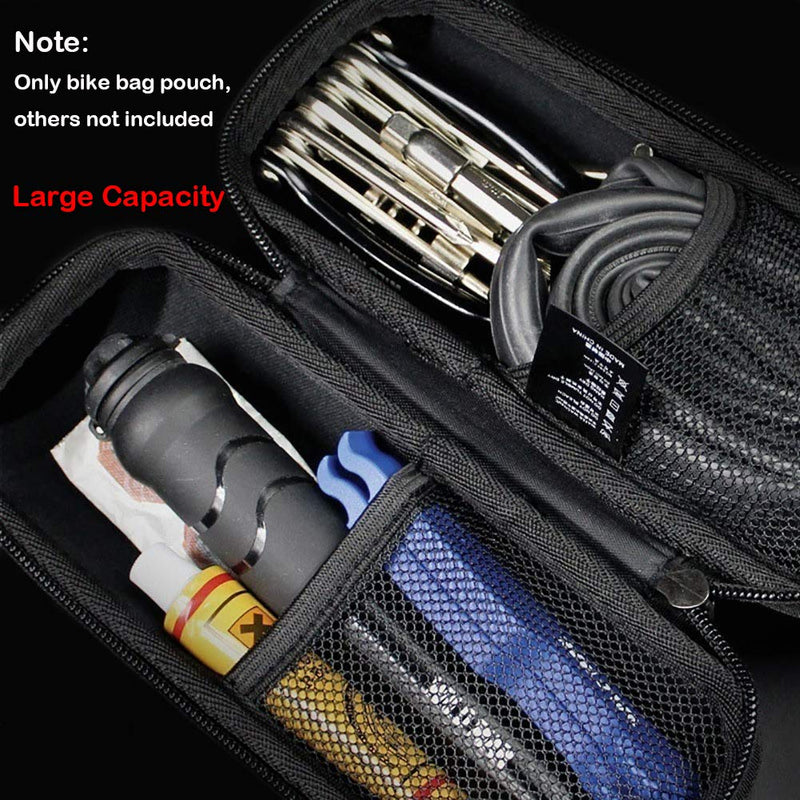 MonoTele Bicycle Bike Tool Storage Bag Bike Pouch Bag Bicycle Repair Tool Bag Repair Tools Kit Pouch MTB Road Bicycle Bag with Sealed Zipper for Bicycle Water Bottle Cage bag + 2 metal tire levers - BeesActive Australia