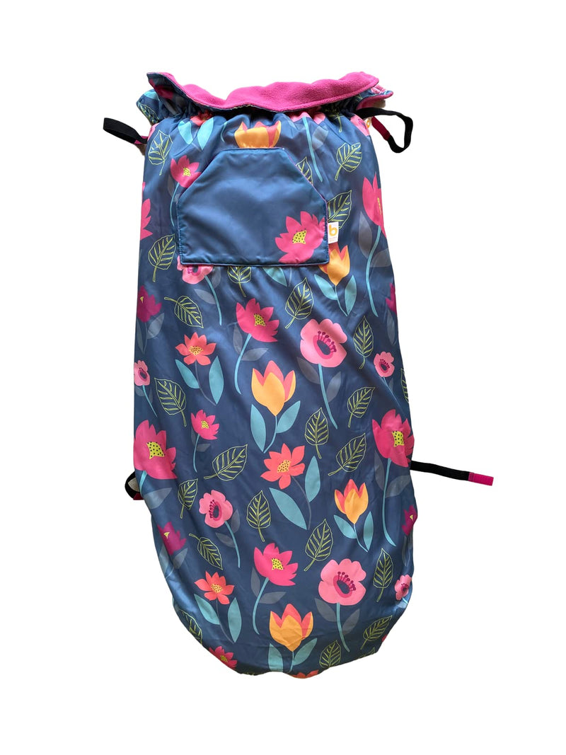 Waterproof Fleece-Lined Wheelchair Cosy Cover | Universal fit for Manual and Powered wheelchairs | Adult Size | Easy to fit Wheelchair Blanket | Wheelchair Accessory | Warmth & Comfort (Floral) Floral - BeesActive Australia