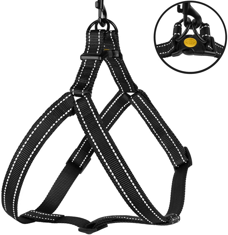CollarDirect Reflective Dog Harness Step in Small Medium Large for Outdoor Walking, Comfort Adjustable Harnesses for Dogs Puppy Pink Black Red Purple Mint Green Orange Blue - BeesActive Australia