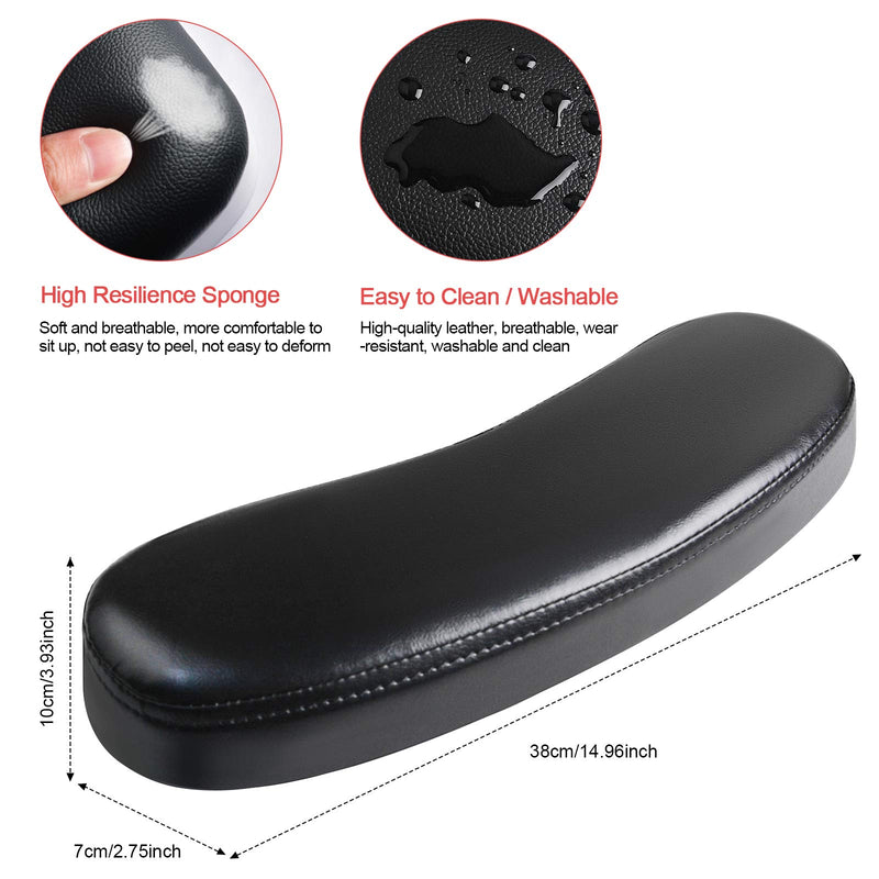 Nail Arm Rest Pillow, TOROKOM Nail Arm Hand Cushion For Nails Pillow Nail Arm Rest Microfiber Leather Manicure Hand Pillow Pad Desk Station Detachable Washable for Nails Art Salon Home Use(Black) Black - BeesActive Australia