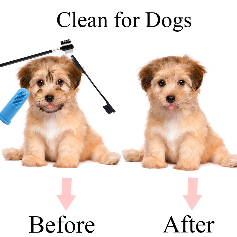 Tear Stain Remover Combs for Pets Grooming Kits Remove Flea Durable Steel Sets Eye Brush Tools for Dogs Cats Puppies Stainless Lice Removing Kit Pet Cleaning Supplies Teeth Grooming 5 Types - BeesActive Australia