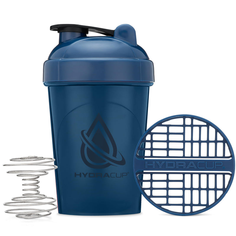 HydraCup [4 Pack] - 20oz Shaker Bottle for Protein Mixes, Barbell Blender Wire Whisk & Mixing Grid, Shaker Cup BPA Free 4 Pack Dark - BeesActive Australia