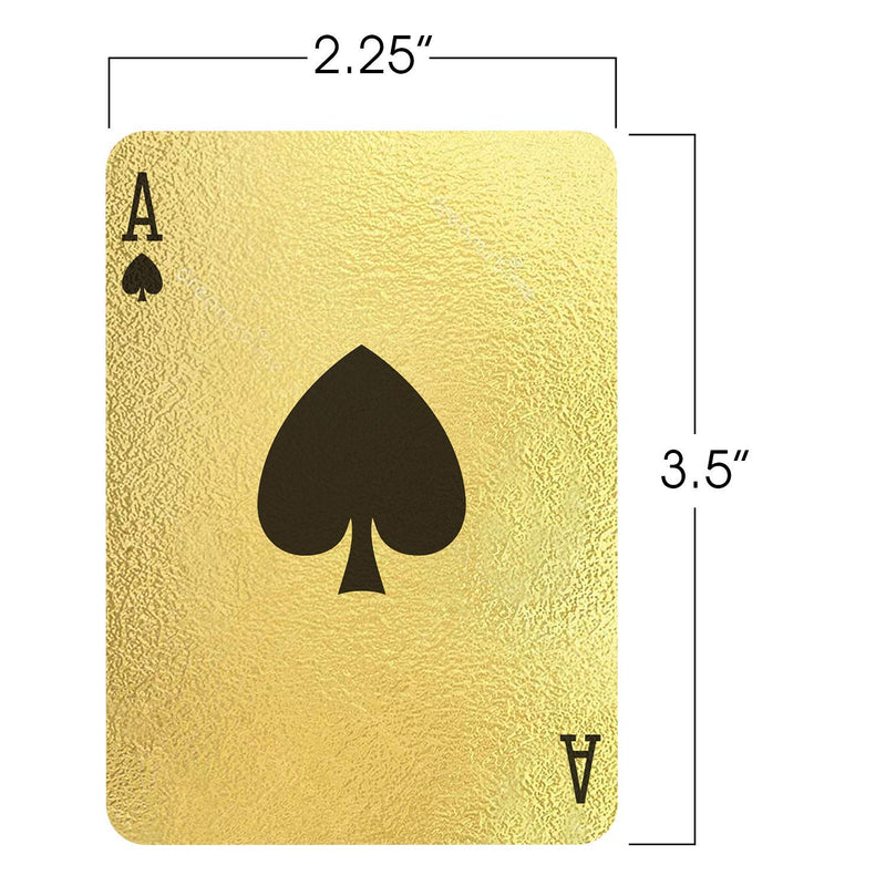 Gamie Silver and Gold $100 Bill Playing Cards, 2 Decks, Waterproof Playing Cards for Kids, Adults and Poker, Vegas Party Decorations, Casino Birthday Party Favors, 3.5 x 2.25 Inches - BeesActive Australia