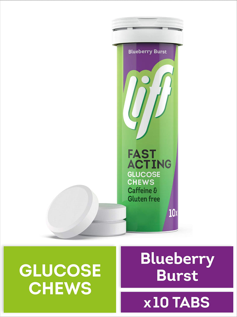 Lift | Fast-Acting Glucose Chewable Energy Tablets | Mixed Berry | 6 Pack of 10-Tablet Tubes - BeesActive Australia