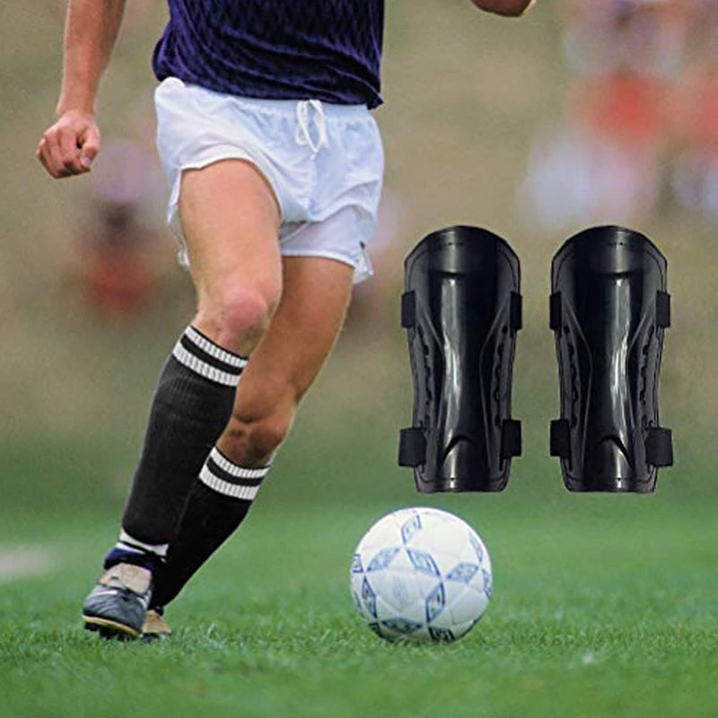 Haploon 2 Pair Knee Shin Guards Soccer Football Shin Pads Protector Calf Knee Protective Gear for 5-10 Old Kids, Teenagers, Boys, Girls, with 2 Pair Long Sleeve Soccer Socks - BeesActive Australia