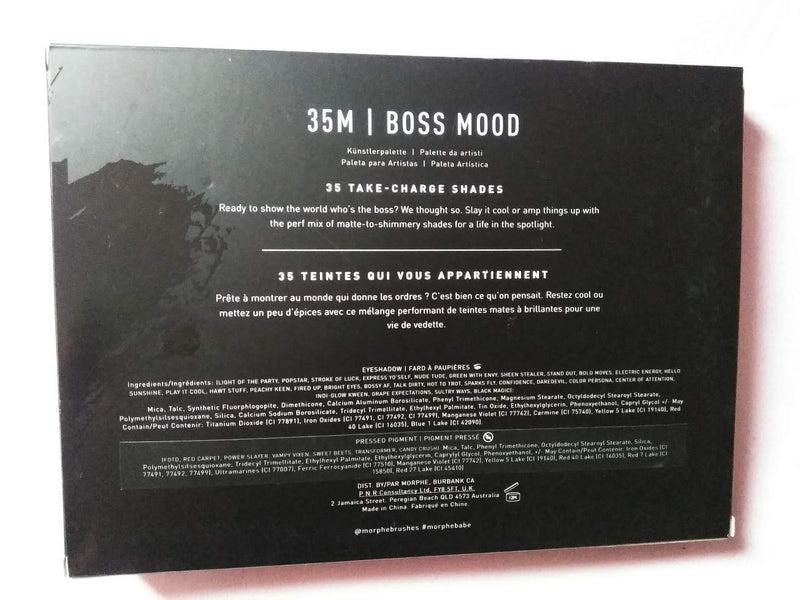 Morphe 35M Boss Mode Eyeshadow Palette - BeesActive Australia