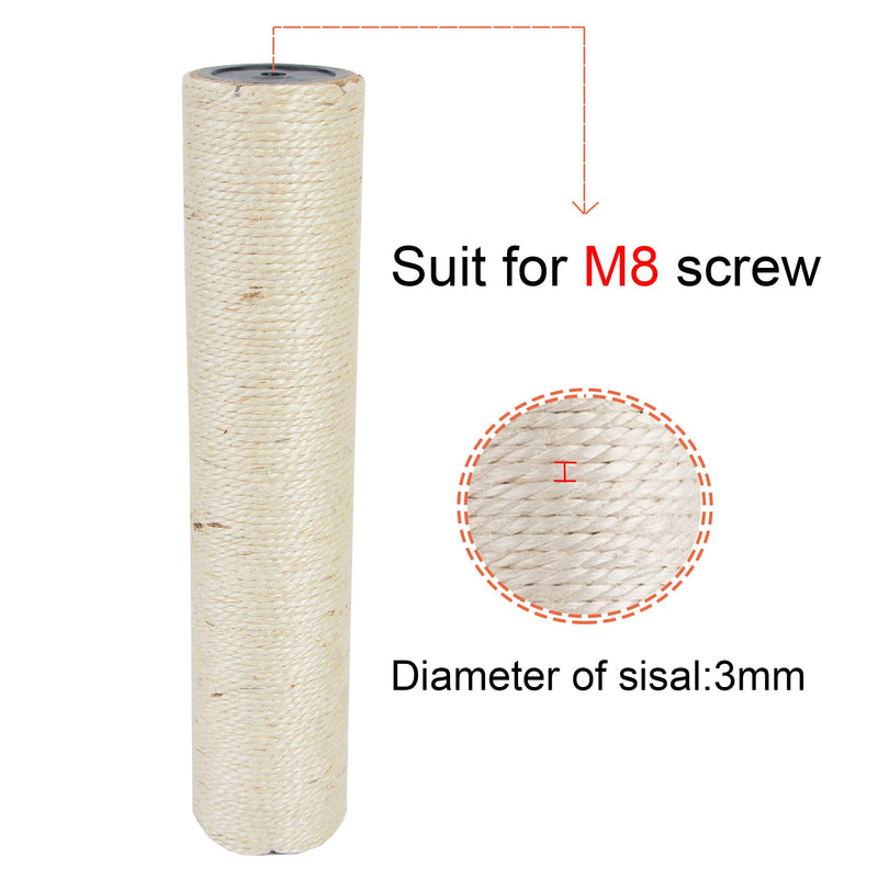 Dimaka Cat Scratching Post Replacement Post Pole, Sisal Pole Medium - BeesActive Australia
