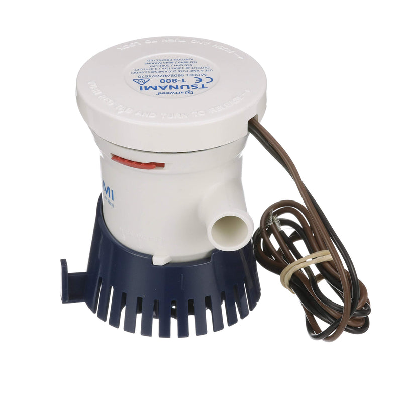 Attwood Tsunami Bilge Pump, 12-Volt, 29-Inch Wire T800 - BeesActive Australia