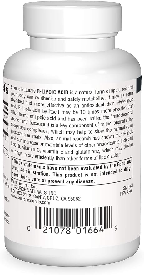 [Value Size] R Lipoic Acid 100mg 60 tablets - BeesActive Australia