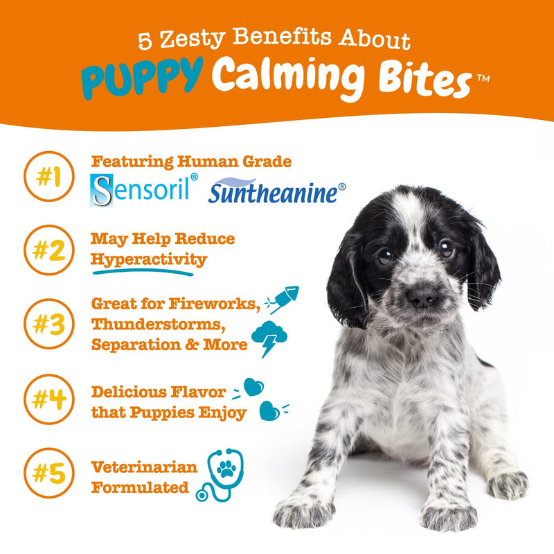 Zesty Paws Puppy 8-in-1 Multivitamin Soft Chews + Puppy Calming Soft Chews - BeesActive Australia