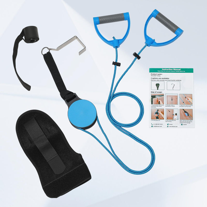 Fanwer Shoulder Pulley, Overhead Shoulder Pulley for Physical Therapy, Over the Door Exercise Pulley Device for Rotator Cuff Recovery & Frozen Shoulder Arm Rehabilitation. Shoulder Rehab Pulley System - BeesActive Australia