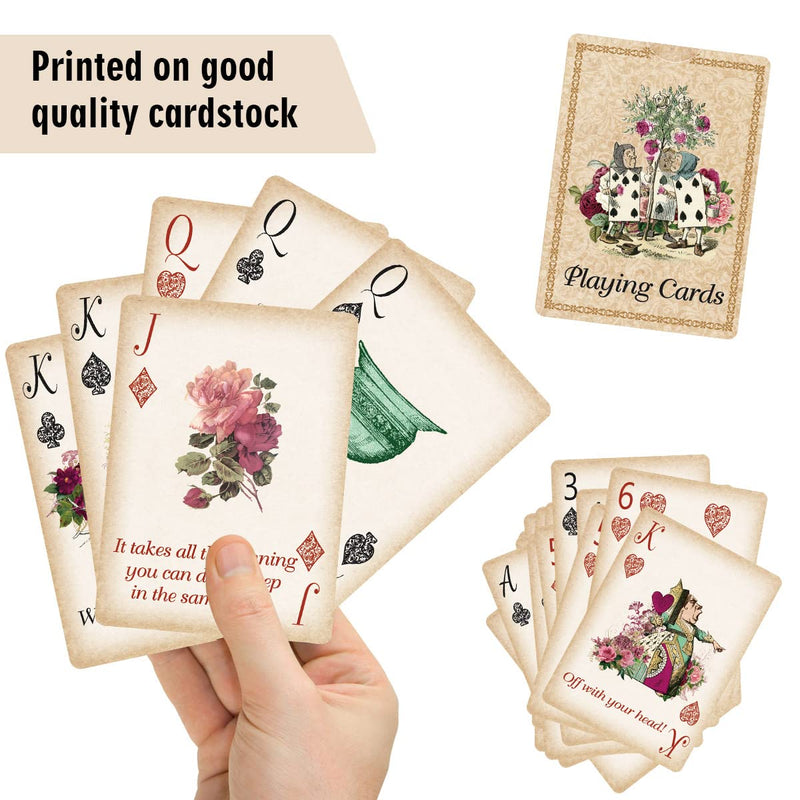 Alice Playing Cards Poker for Party Supply Themed Party Gift - BeesActive Australia