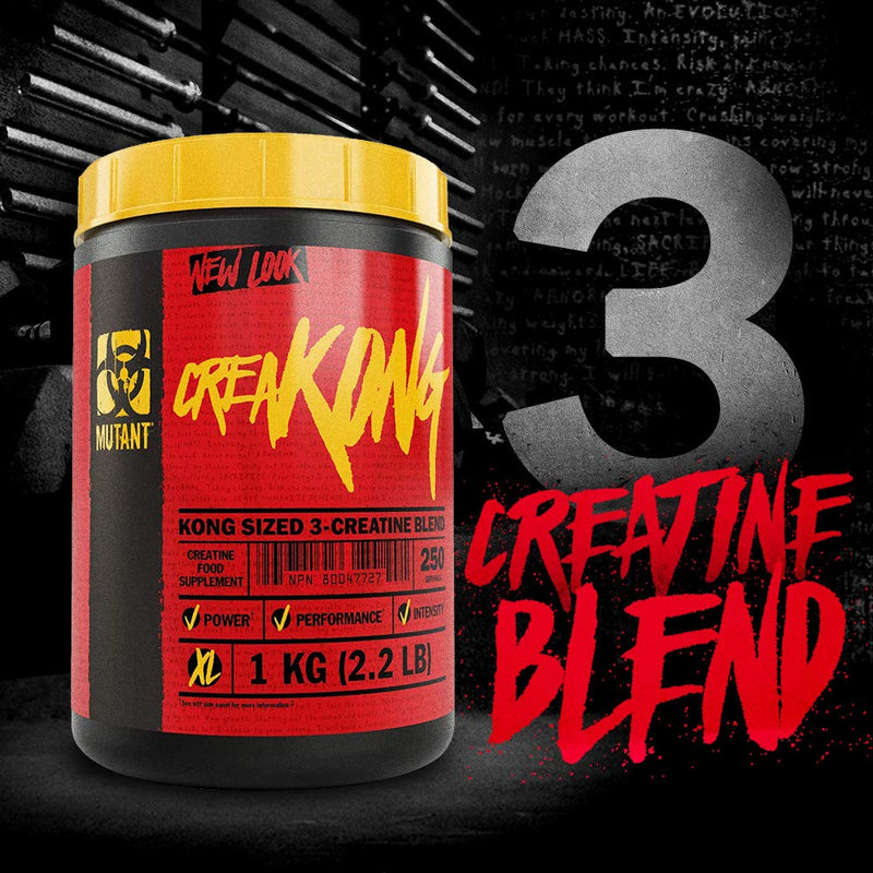 MUTANT CREAKONG, Creatine Supplement and Workout Boost Absorption Accelerator with No Fillers, 300g (0.66 lb) - BeesActive Australia