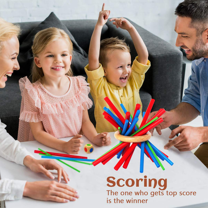 Keep It Steady Fun Family Games for Kids and Adults - Balance & Patience Training - Wooden Stick Toys for Creative Kids Games - BeesActive Australia