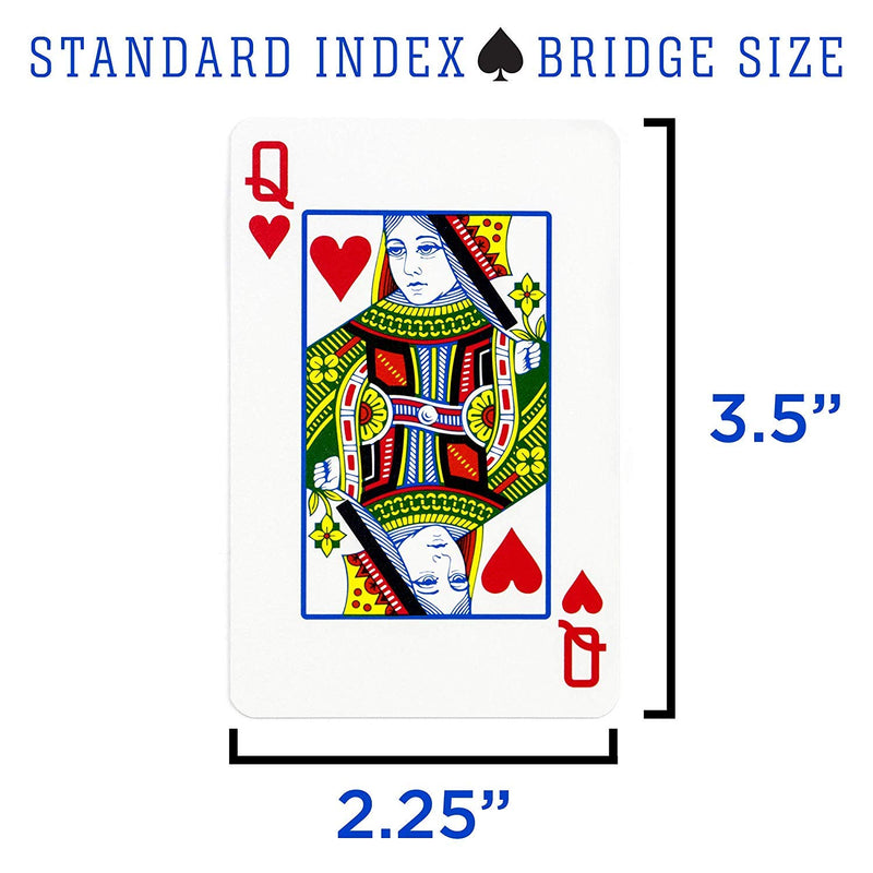 [AUSTRALIA] - Copag Bridge Size Regular Index 1546 Playing Cards (Green Burgundy Setup) 