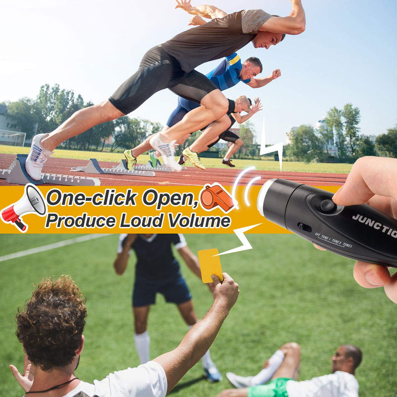 Electronic Whistle, 3 Pack Handheld Electronic Whistles Electric Whistle with Lanyard Three Tone Distinct High Volume Outdoor Sport Whistle for Coaches, Referees, P.E. Teacher - BeesActive Australia