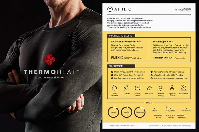 [AUSTRALIA] - ATHLIO Men's (Pack of 1 or 3) Thermal Wintergear Compression Baselayer Long Sleeve Top Active 3pack(lyd03) - Black/ Charcoal/ Red Large 