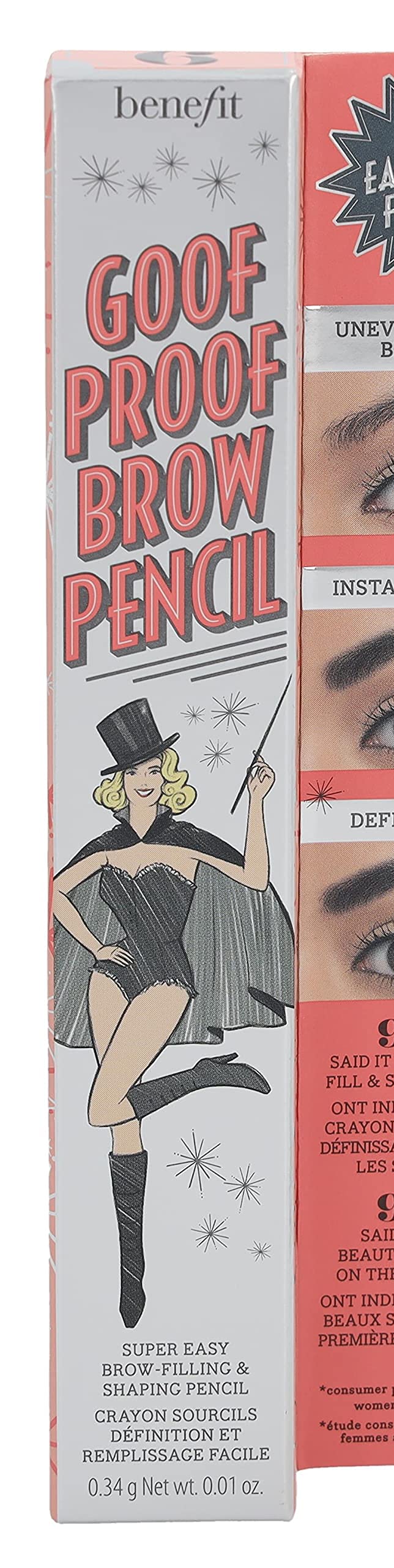 Benefit Goof Proof Brow Pencil, No. 6 Deep, 0.01 Ounce - BeesActive Australia