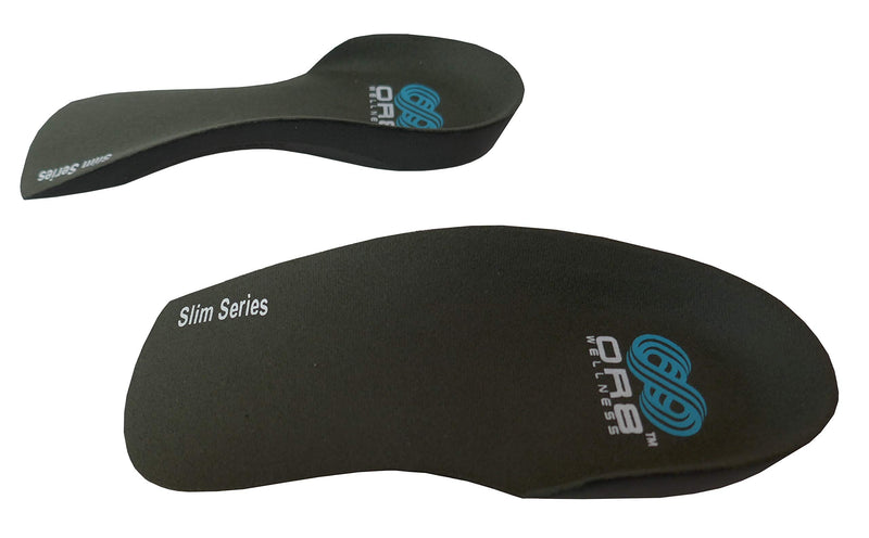 Plantar Fasciitis Insoles. ¾ Length Slim Fit Shoe Inserts. Orthotic Foot Supports. Flat Feet. Arch Support X-Small 3-4.5 - BeesActive Australia